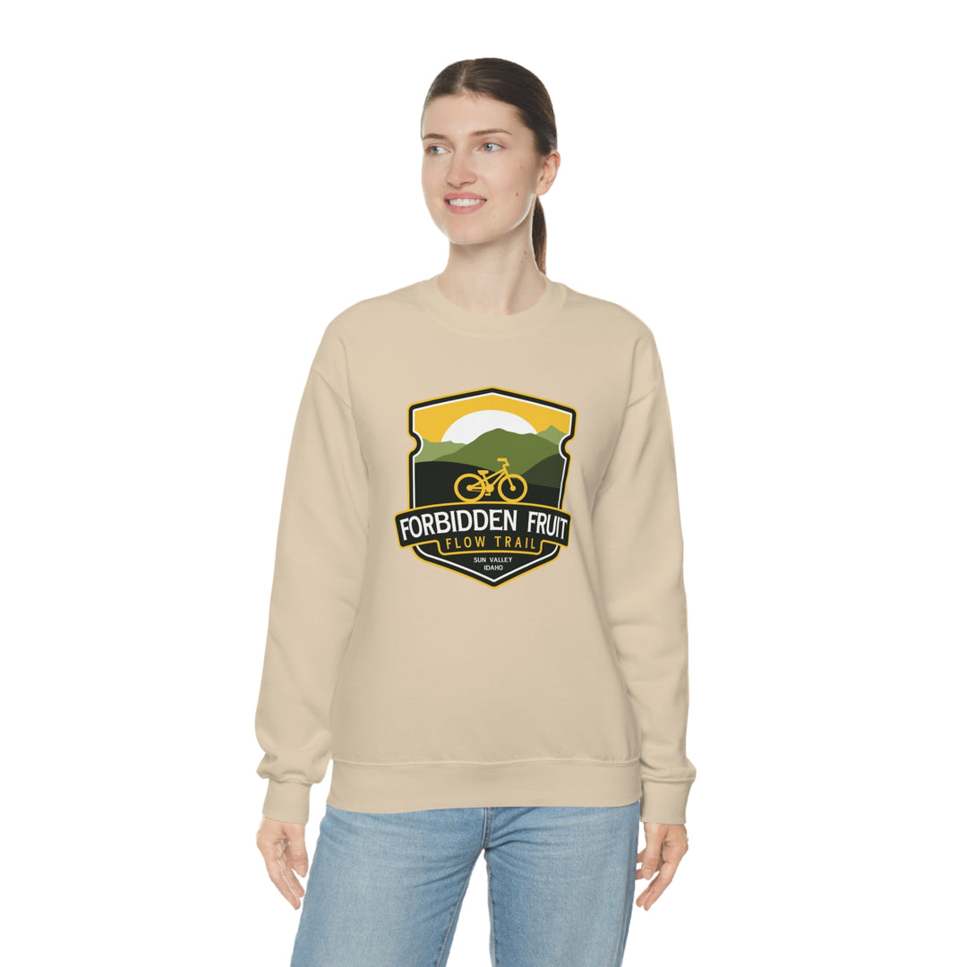 Forbidden Fruit Flow Trail - Sun Valley, Idaho Unisex Heavy Blend Crewneck Sweatshirt