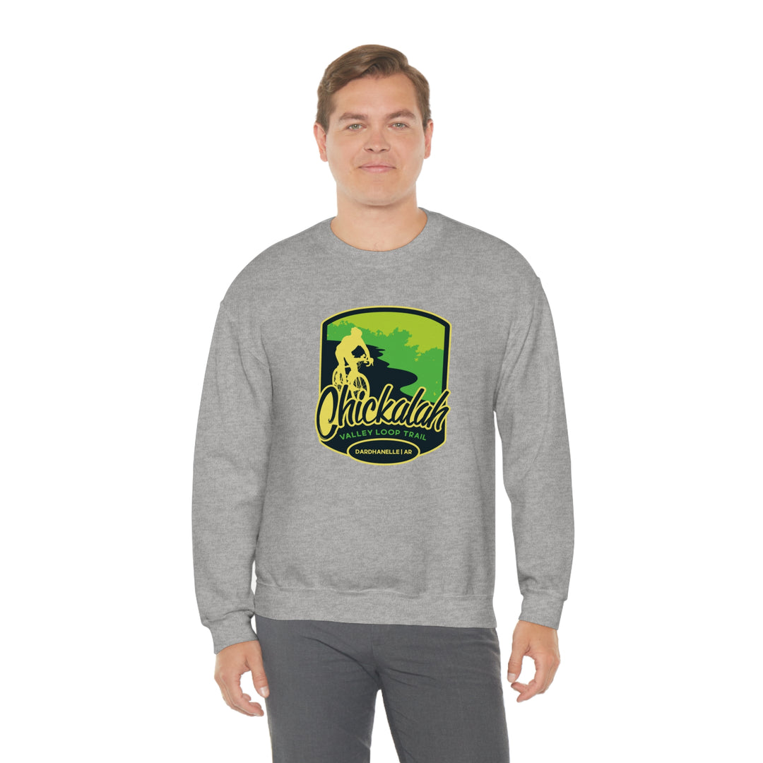 Chickalah Valley Loop Trail - Dardanelle, Arkansas Unisex Heavy Blend Crewneck Sweatshirt