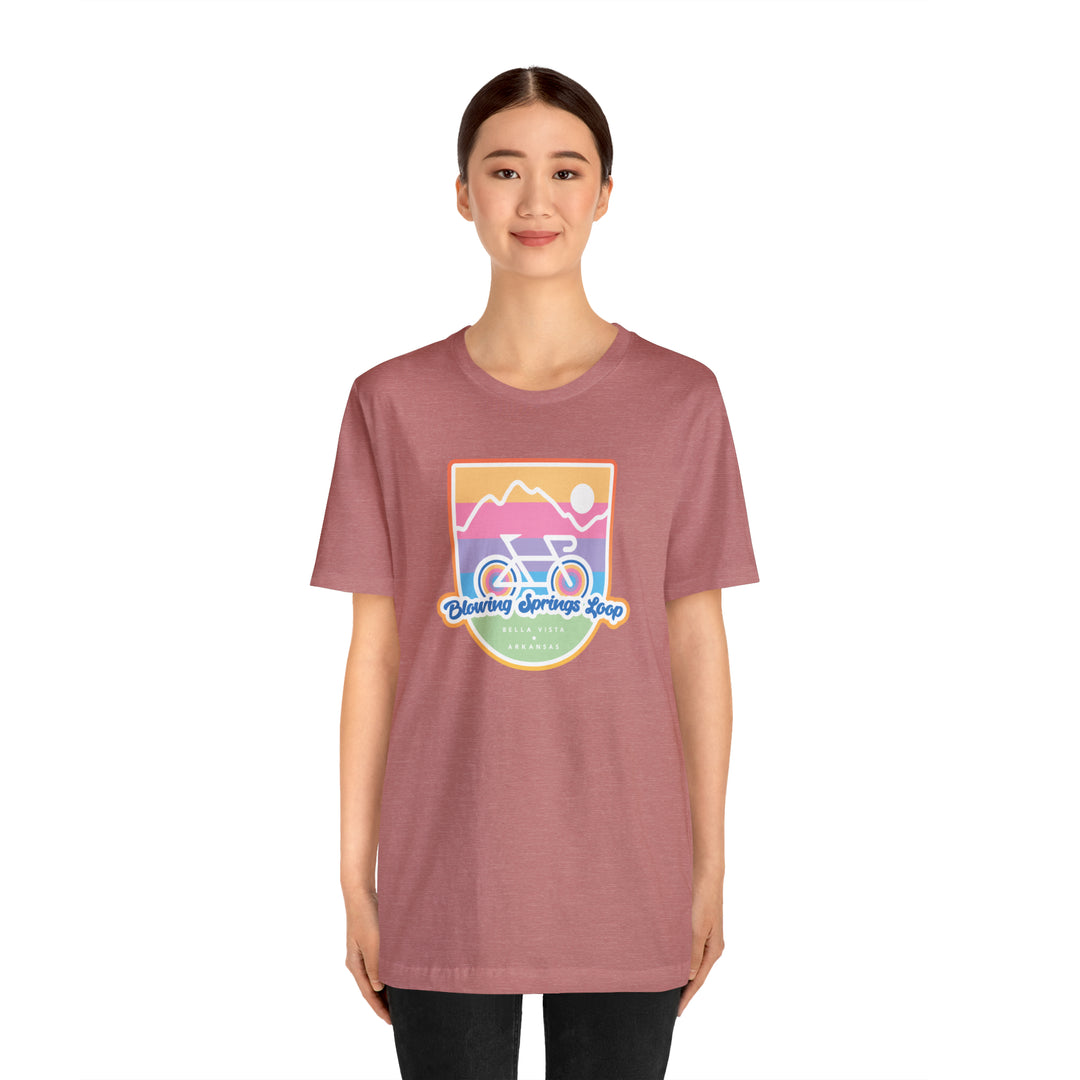 Blowing Springs Loop - Bella Vista, Arkansas Unisex Jersey Short Sleeve Tee - Gift for hikers