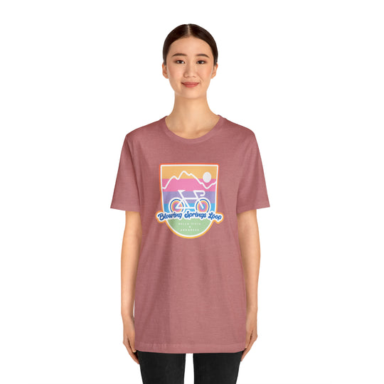 Blowing Springs Loop - Bella Vista, Arkansas Unisex Jersey Short Sleeve Tee - Gift for hikers