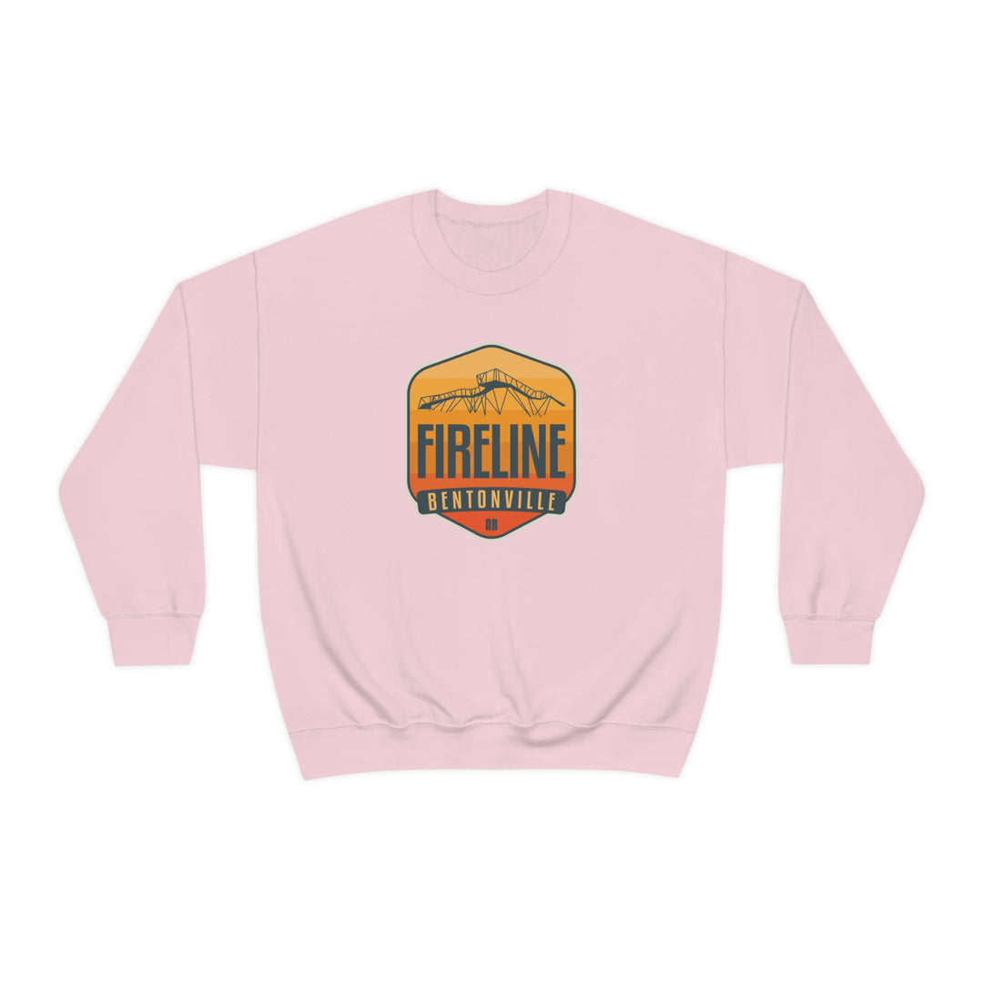 Fireline - Bentonville, Arkansas Unisex Heavy Blend Crewneck Sweatshirt