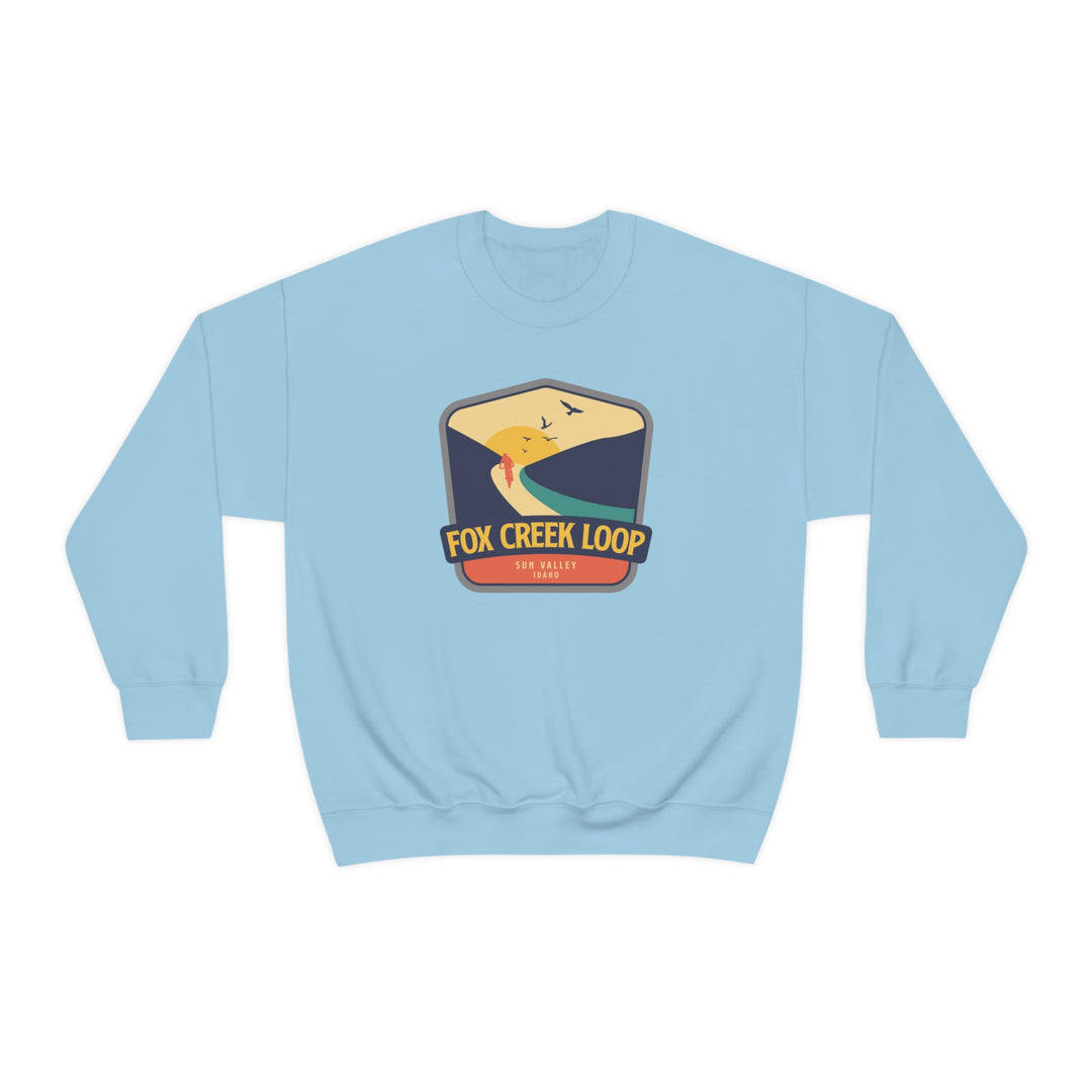 Fox Creek Loop - Sun Valley, Idaho Unisex Heavy Blend Crewneck Sweatshirt