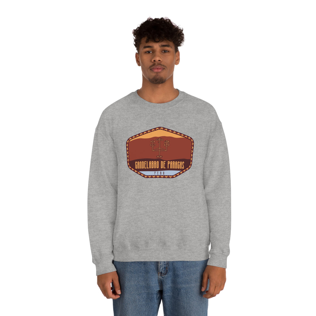 Candelabro de Paracas - Peru | Unisex Heavy Blend Crewneck Sweatshirt