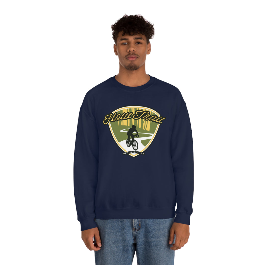 Flow Trail - Day Valley, CA Unisex Heavy Blend Crewneck Sweatshirt