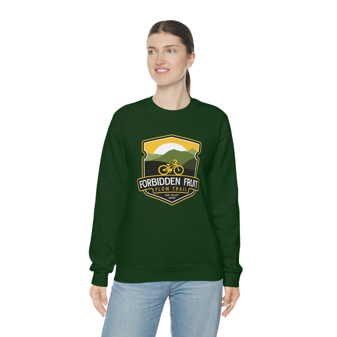 Forbidden Fruit Flow Trail - Sun Valley, Idaho Unisex Heavy Blend Crewneck Sweatshirt