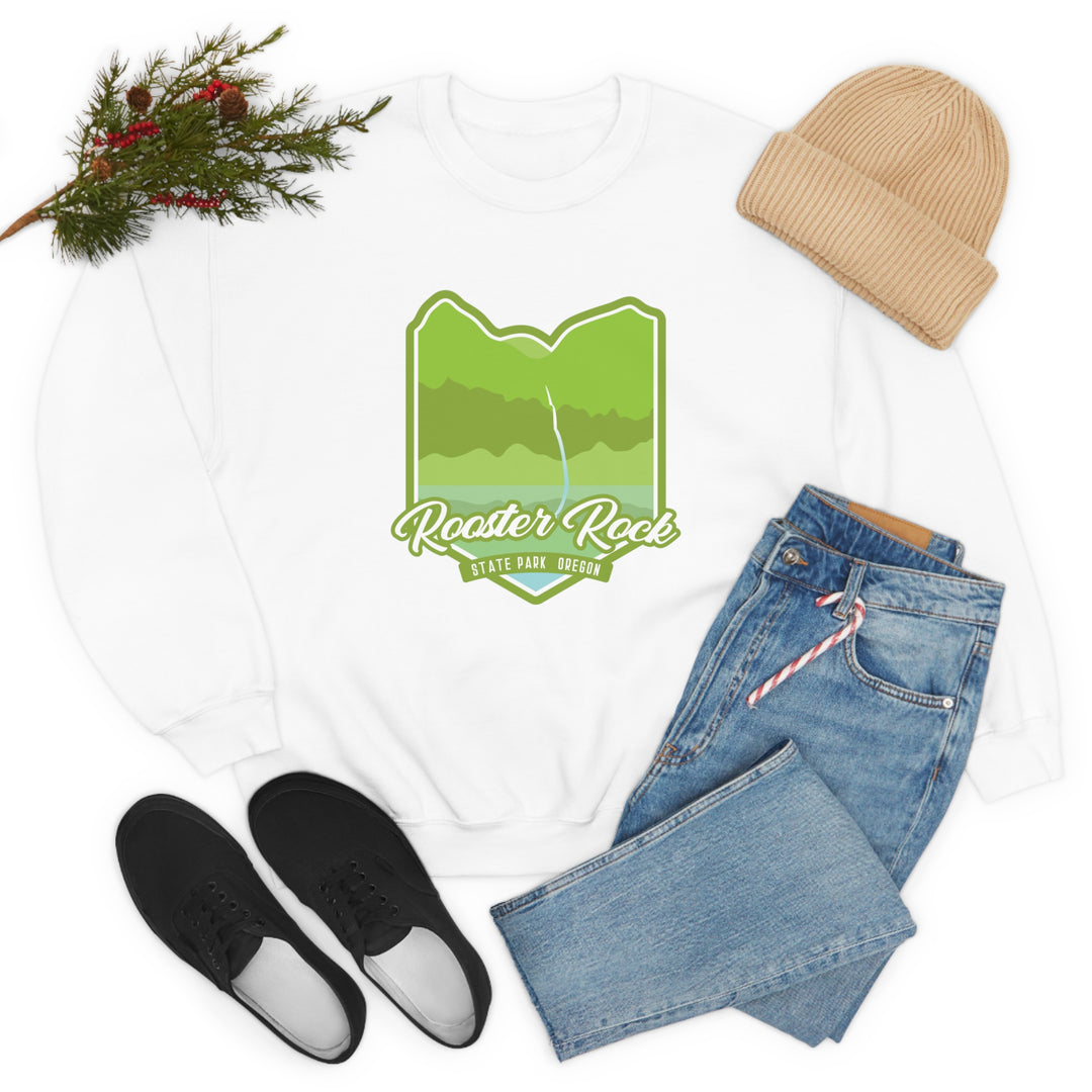 Rooster Rock State Park - Oregon Unisex Heavy Blend Crewneck Sweatshirt