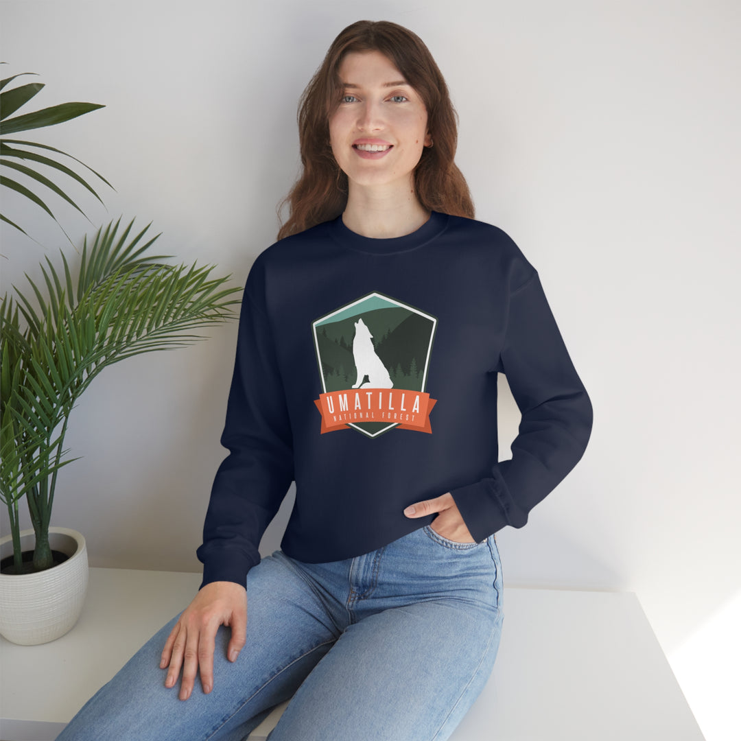 Umatilla National Forest Unisex Heavy Blend Crewneck Sweatshirt