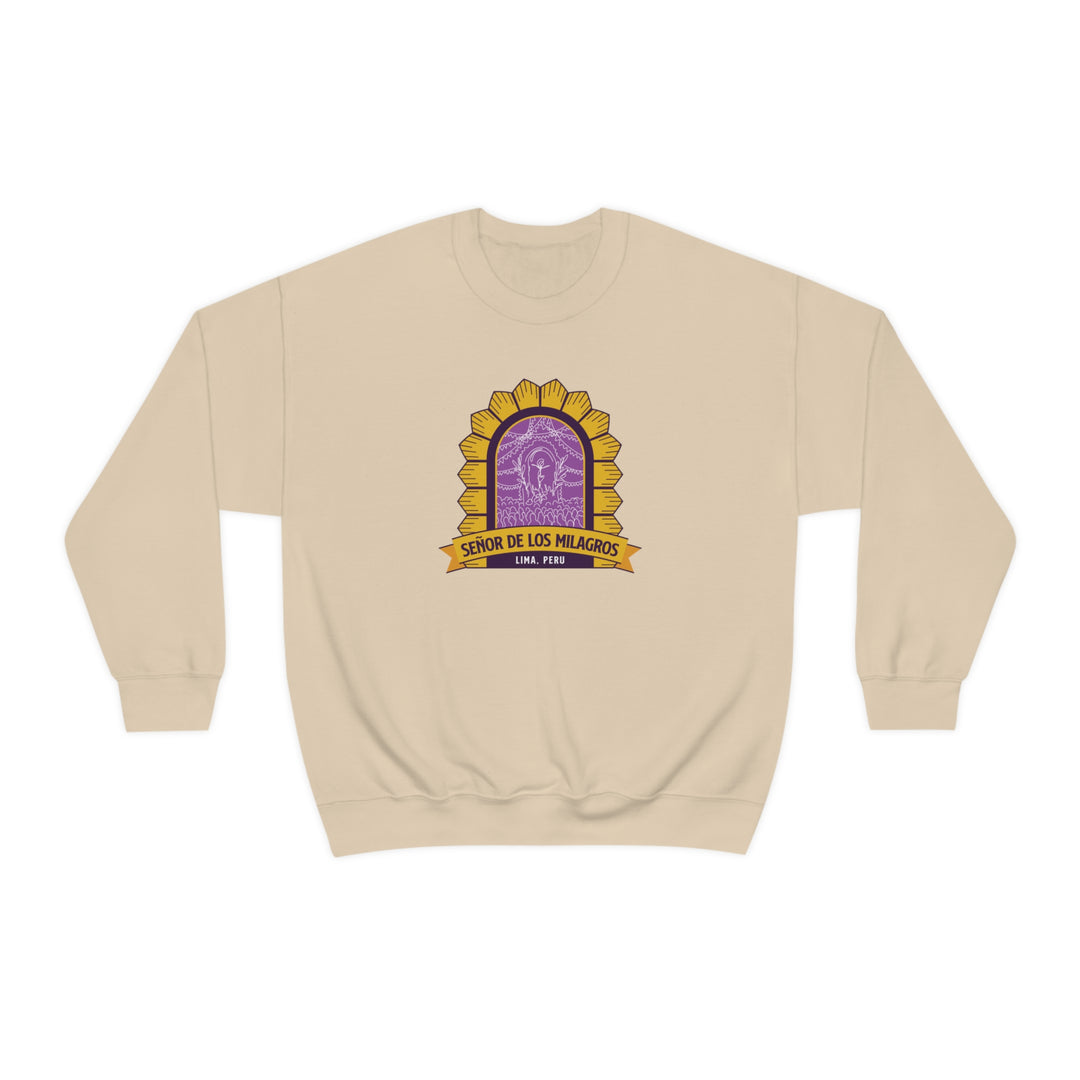 Senor de los Milagros - Lima, Peru Unisex Heavy Blend Crewneck Sweatshirt