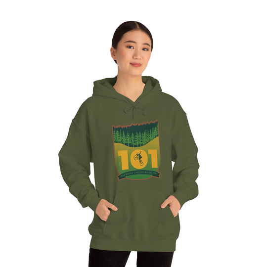 101 Kleeway - Hood River, Oregon Unisex Heavy Blend Hooded Sweatshirt