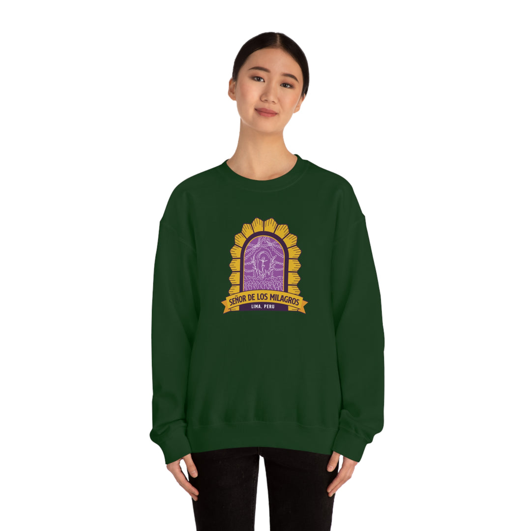 Senor de los Milagros - Lima, Peru Unisex Heavy Blend Crewneck Sweatshirt