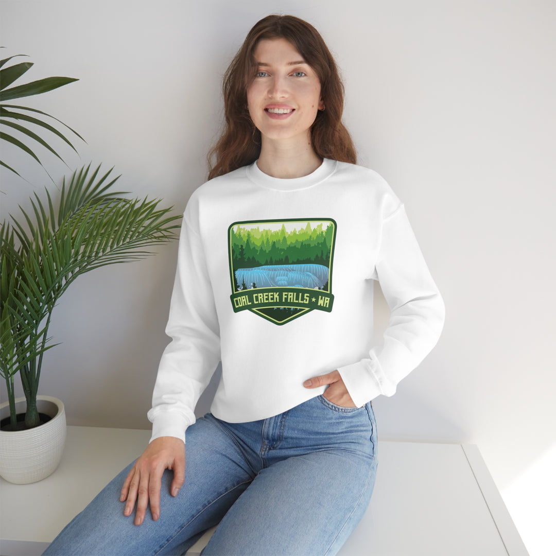 Coal Creek Falls - Washington Unisex Heavy Blend Crewneck Sweatshirt