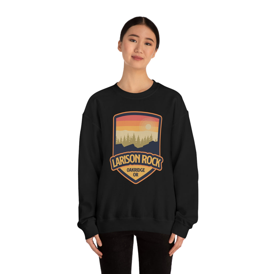 Larison Rock - Oakridge, Oregon Unisex Heavy Blend Crewneck Sweatshirt