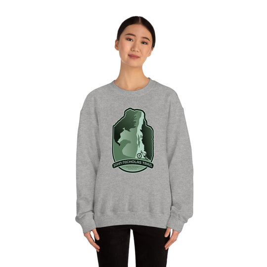 John Nicholas Trail - Monte Sereno, CA Unisex Heavy Blend Crewneck Sweatshirt