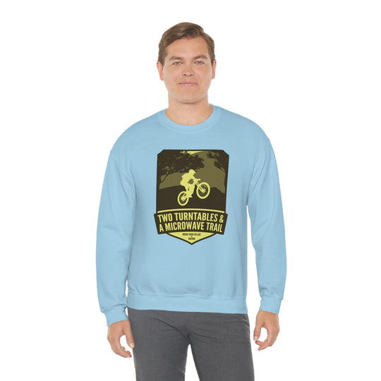 Two Turntables and a Microwave Trail - Mount Hood Village, OR Unisex Heavy Blend Crewneck Sweatshirt