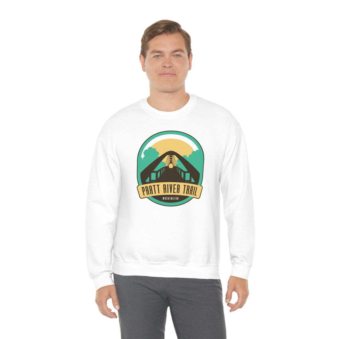 Pratt River Trail - Washington Unisex Heavy Blend Crewneck Sweatshirt