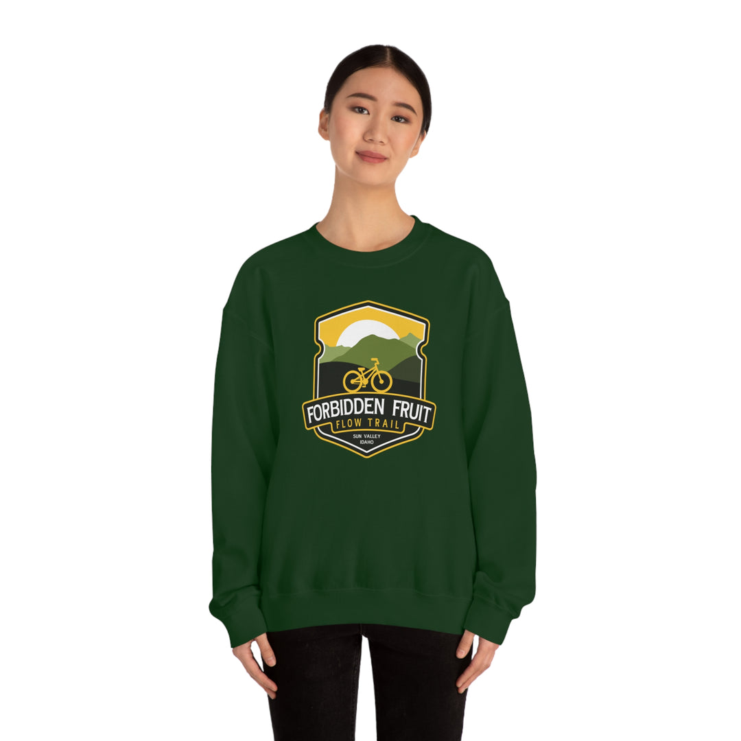 Forbidden Fruit Flow Trail - Sun Valley, Idaho Unisex Heavy Blend Crewneck Sweatshirt