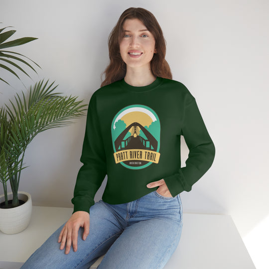 Pratt River Trail - Washington Unisex Heavy Blend Crewneck Sweatshirt