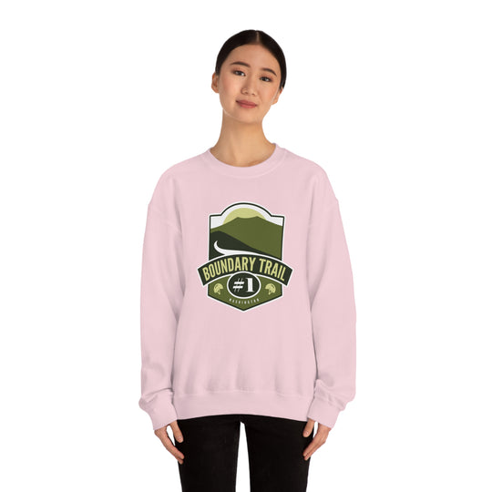 Boundary Trail #1 - Washington Unisex Heavy Blend Crewneck Sweatshirt