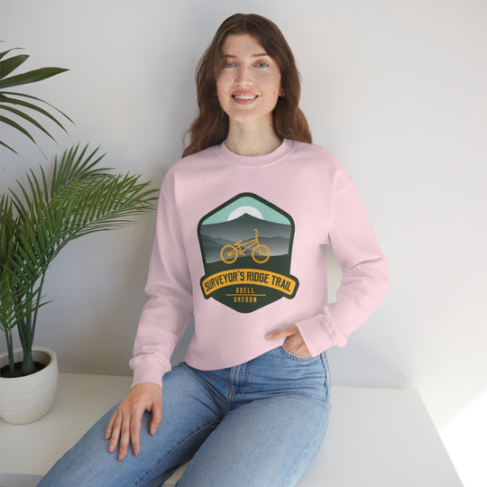 Surveyor's Ridge Trail - Odell, Oregon Unisex Heavy Blend Crewneck Sweatshirt