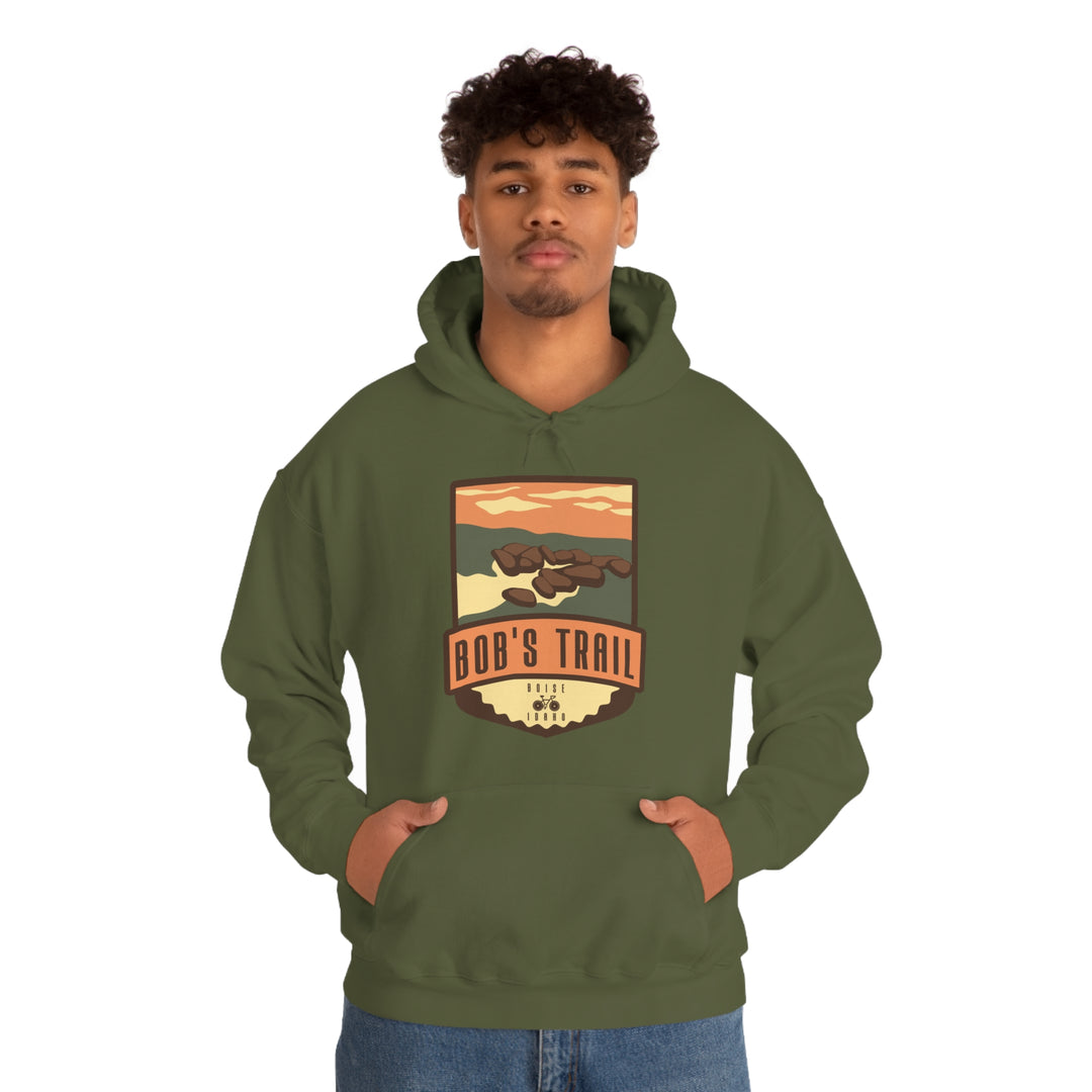 Bob's Trail - Boise, Idaho Unisex Heavy Blend Hooded Sweatshirt