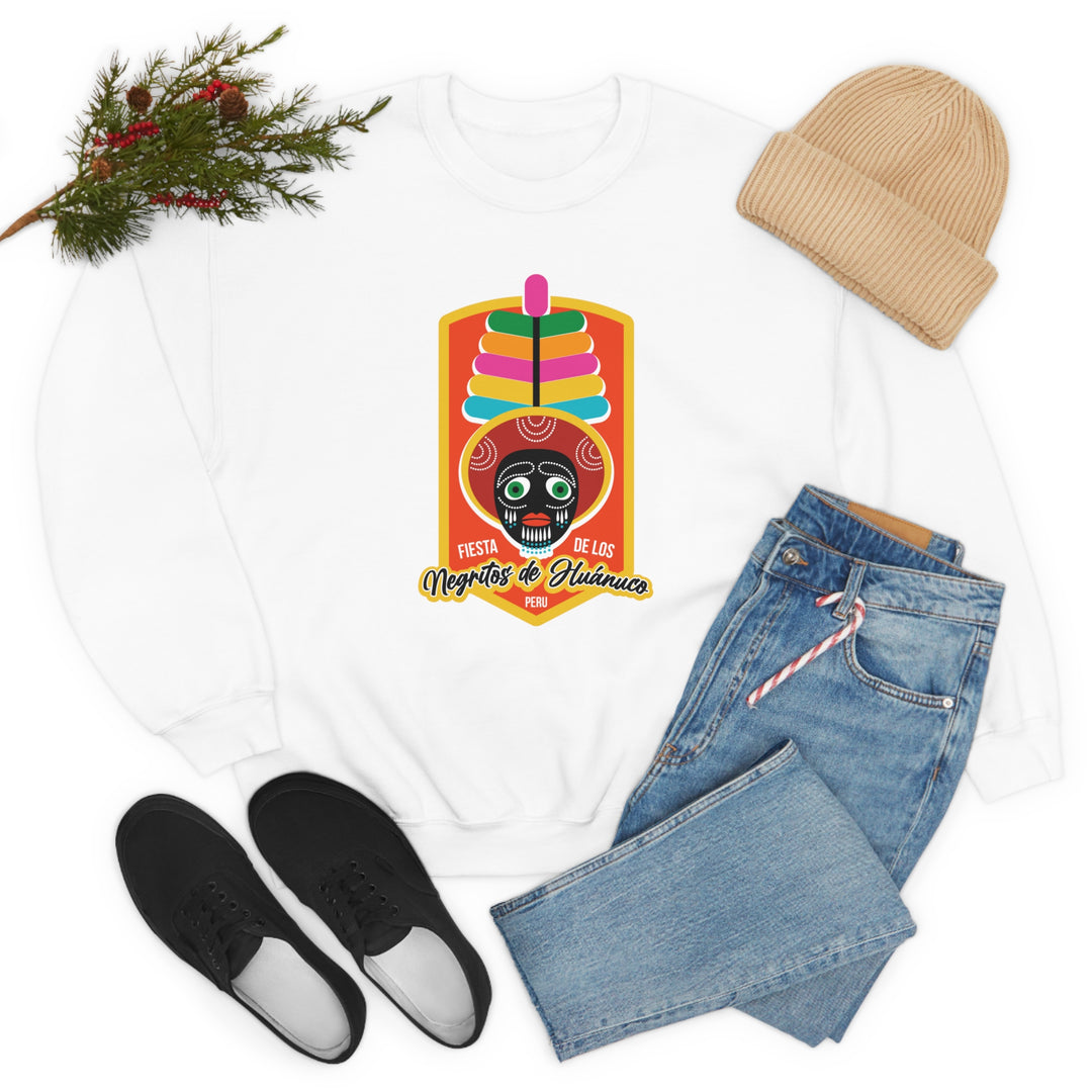 Fiesta de los Negritos de Huanuco - Peru Unisex Heavy Blend Crewneck Sweatshirt