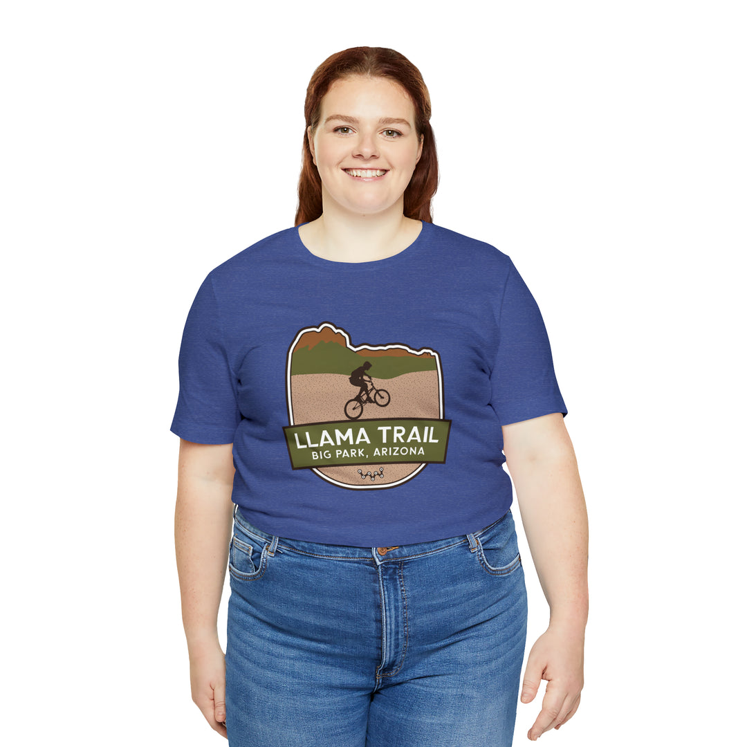 Llama Trail - Big Park, Arizona Unisex T-Shirt