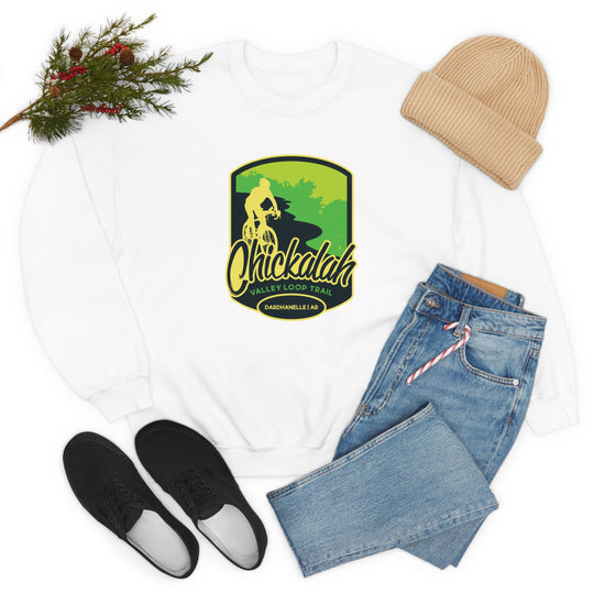 Chickalah Valley Loop Trail - Dardanelle, Arkansas Unisex Heavy Blend Crewneck Sweatshirt