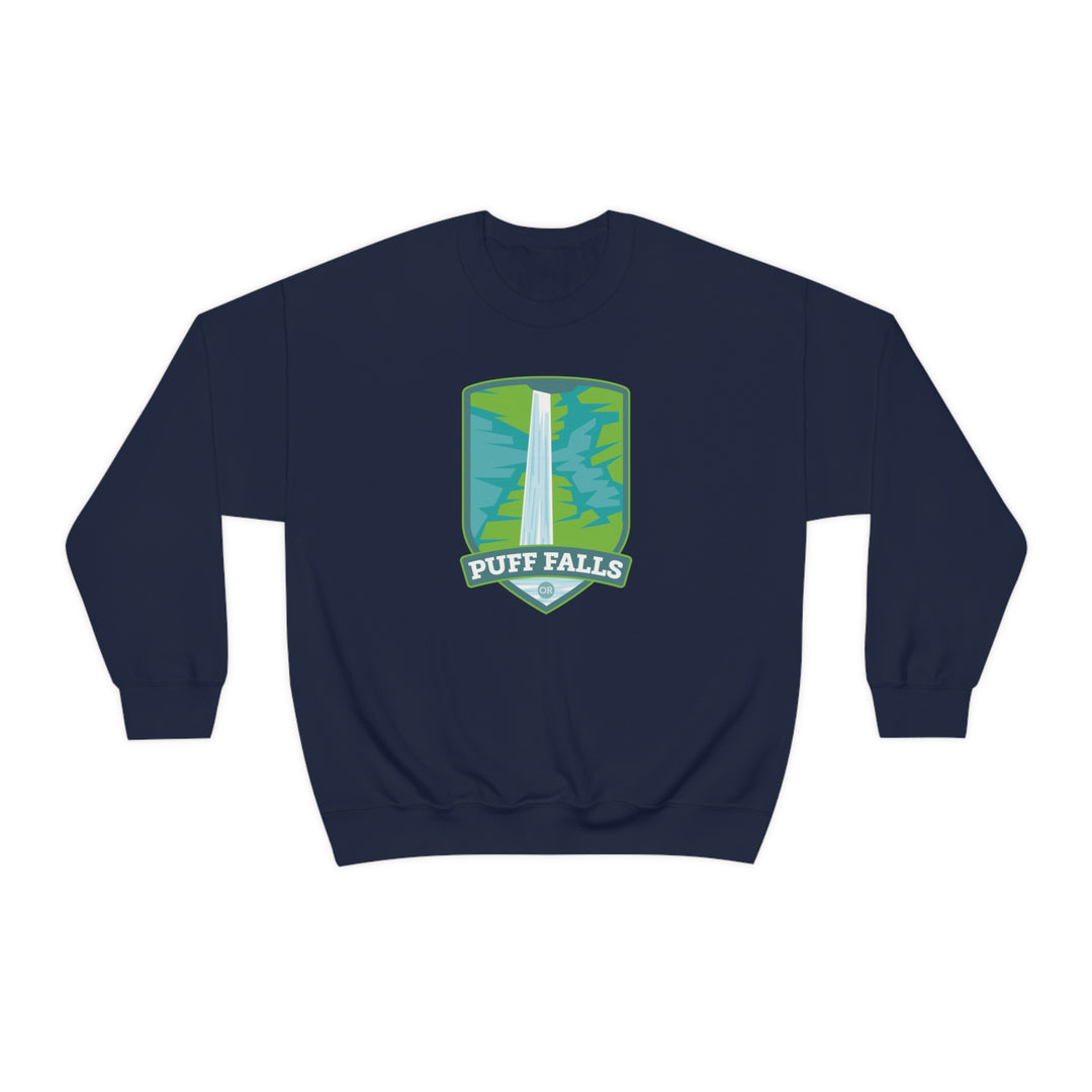 Puff Falls - Oregon Unisex Heavy Blend Crewneck Sweatshirt