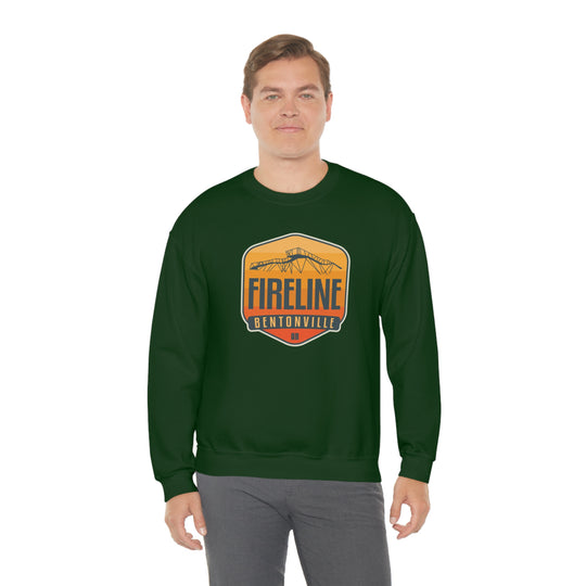 Fireline - Bentonville, Arkansas Unisex Heavy Blend Crewneck Sweatshirt