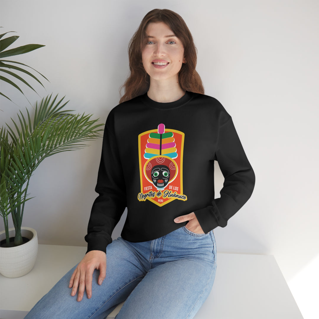 Fiesta de los Negritos de Huanuco - Peru Unisex Heavy Blend Crewneck Sweatshirt