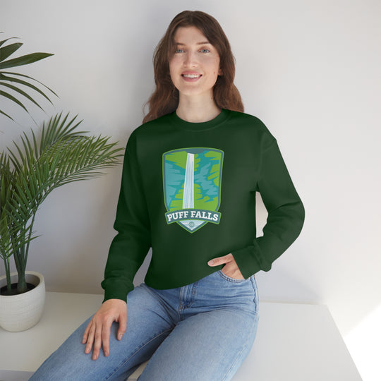 Puff Falls - Oregon Unisex Heavy Blend Crewneck Sweatshirt