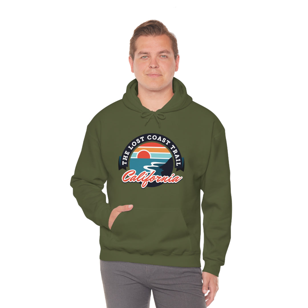 The Lost Coast Trail Unisex Heavy Blend Hoodie Sweatshirt - California, USA hiker gift