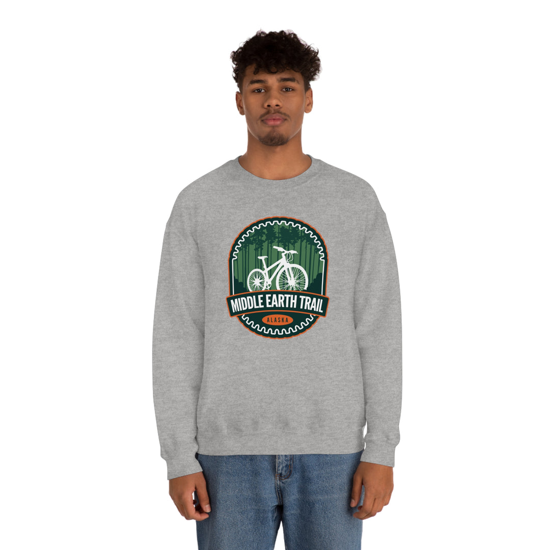 Middle Earth Trail - Alaska Unisex Heavy Blend Crewneck Sweatshirt