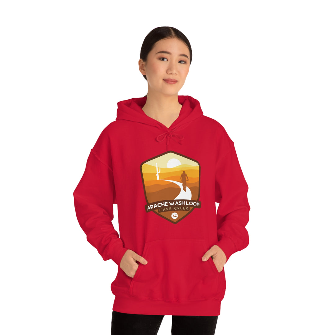 Apache Wash Loop - Cave Creek, Arizona Hooded Sweatshirt