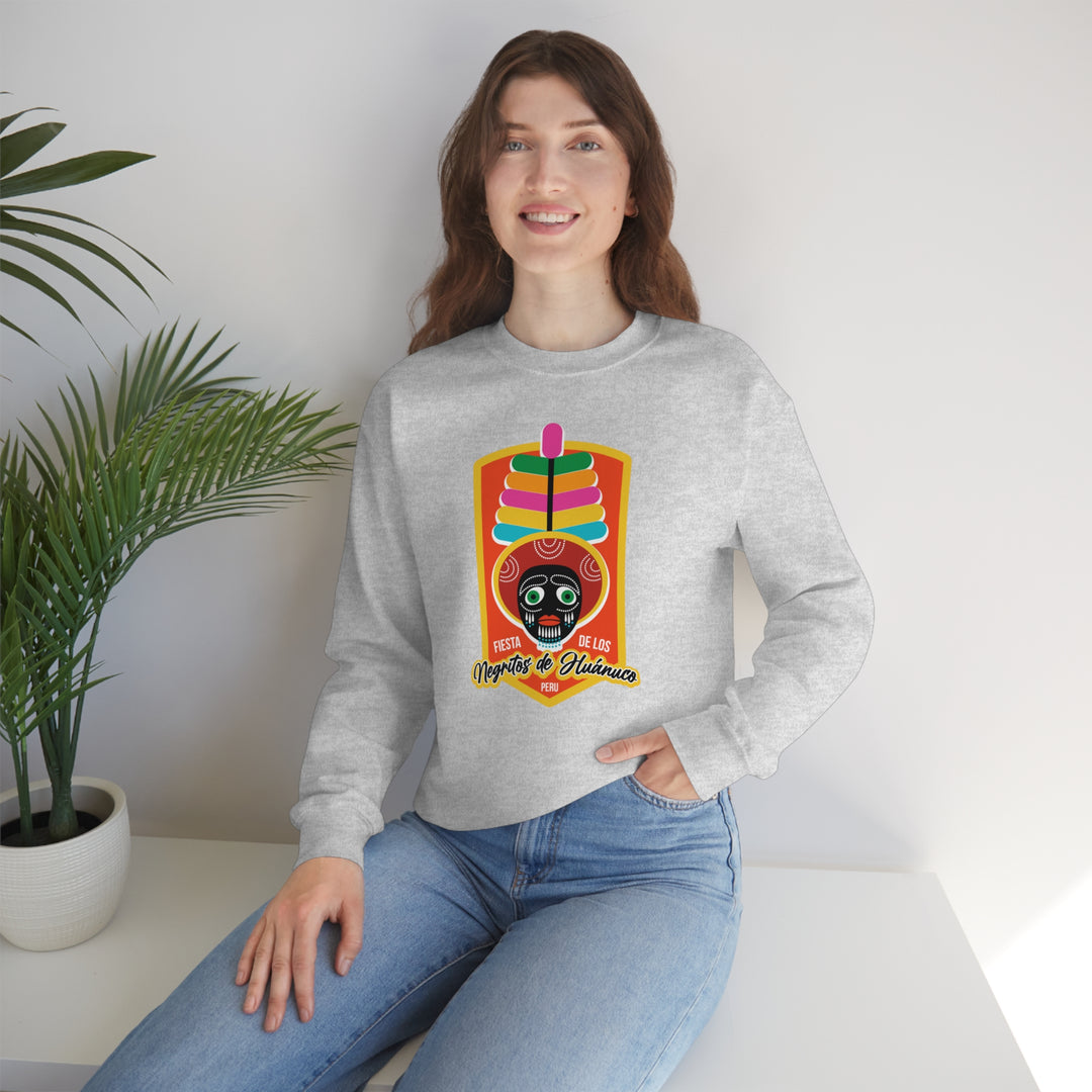 Fiesta de los Negritos de Huanuco - Peru Unisex Heavy Blend Crewneck Sweatshirt