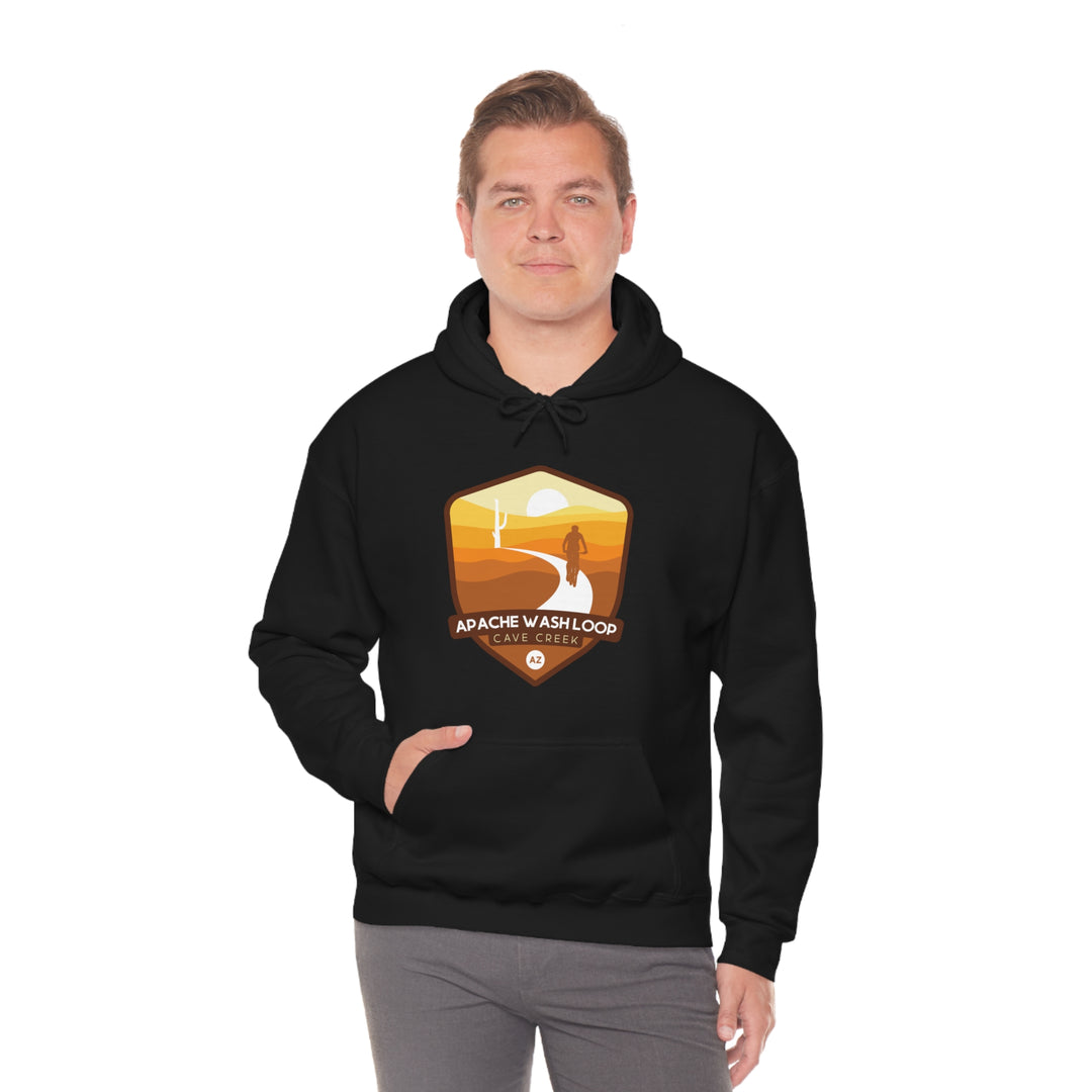 Apache Wash Loop - Cave Creek, Arizona Hooded Sweatshirt