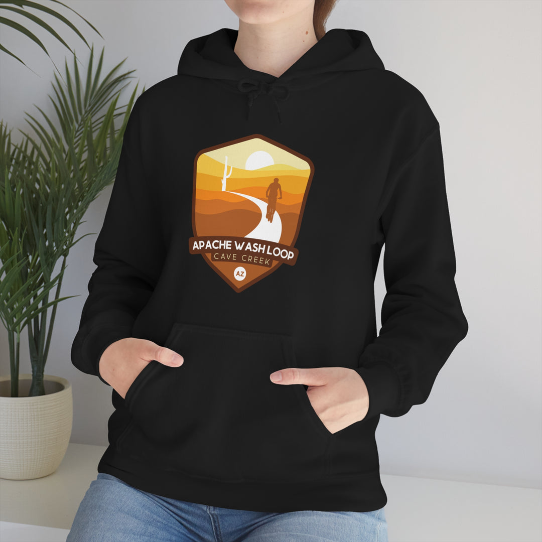 Apache Wash Loop - Cave Creek, Arizona Hooded Sweatshirt