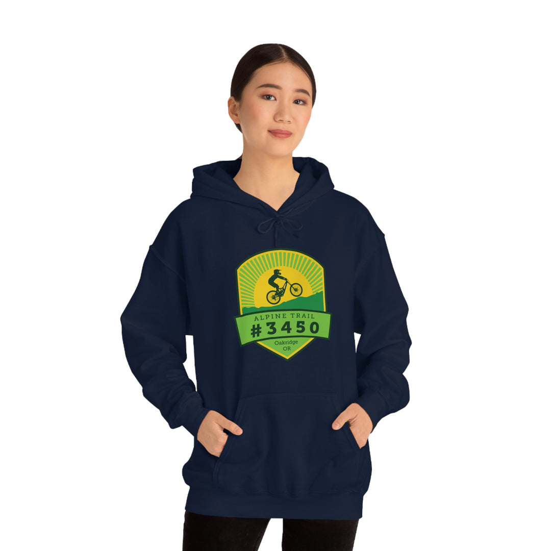 Alpine Trail #3450 - Oakridge, Oregon Unisex Heavy Blend Hooded Sweatshirt