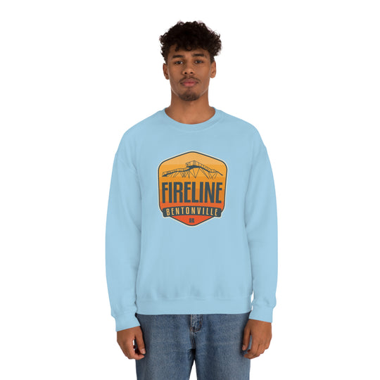 Fireline - Bentonville, Arkansas Unisex Heavy Blend Crewneck Sweatshirt