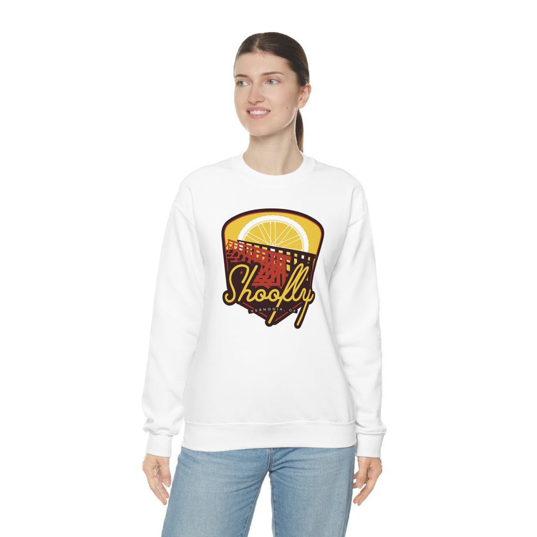 Shoofly - Vernonia, Oregon Unisex Heavy Blend Crewneck Sweatshirt