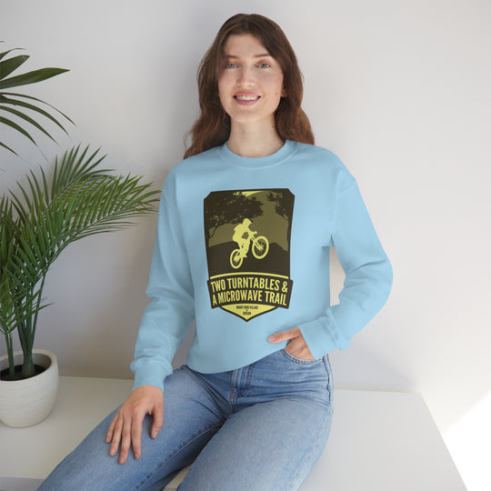 Two Turntables and a Microwave Trail - Mount Hood Village, OR Unisex Heavy Blend Crewneck Sweatshirt