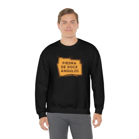 Piedra de doce angulos - Cuzco, Peru Unisex Heavy Blend Crewneck Sweatshirt