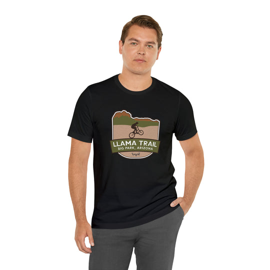 Llama Trail - Big Park, Arizona Unisex T-Shirt