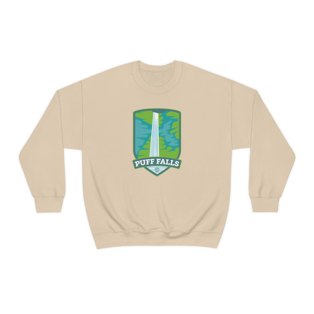 Puff Falls - Oregon Unisex Heavy Blend Crewneck Sweatshirt