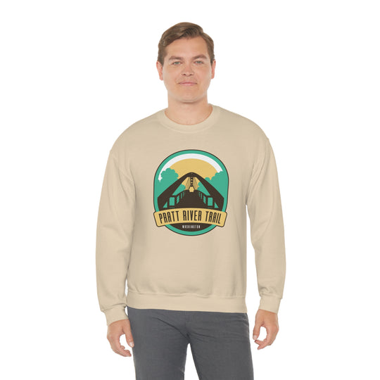 Pratt River Trail - Washington Unisex Heavy Blend Crewneck Sweatshirt