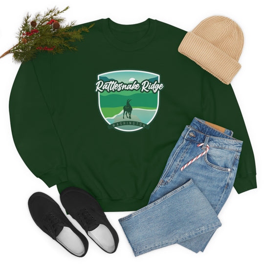 Rattlesnake Ridge - Washington Unisex Heavy Blend Crewneck Sweatshirt