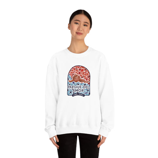 Parque del Amor - Lima, Peru Unisex Heavy Blend Crewneck Sweatshirt