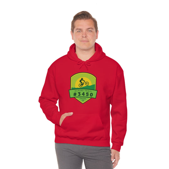 Alpine Trail #3450 - Oakridge, Oregon Unisex Heavy Blend Hooded Sweatshirt