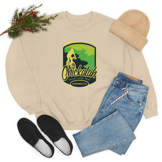 Chickalah Valley Loop Trail - Dardanelle, Arkansas Unisex Heavy Blend Crewneck Sweatshirt