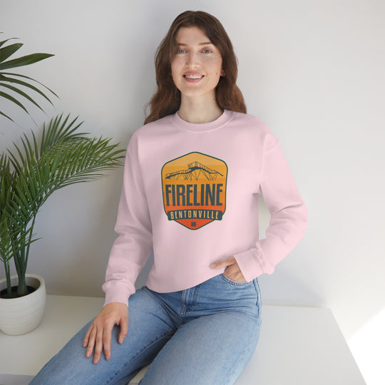 Fireline - Bentonville, Arkansas Unisex Heavy Blend Crewneck Sweatshirt